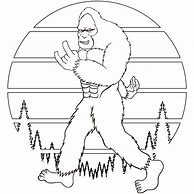 Image result for Coloring Pages of Bigfoot