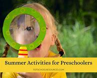 Image result for Preschool Summer Activities