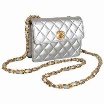 Image result for Silver Chanel Bag