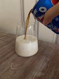 Image result for Pepsi and Milk Mix
