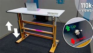Image result for DIY Adjustable Height Table