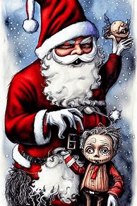 Image result for Gothic Santa Claus