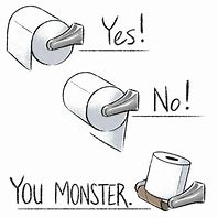 Image result for Toilet Paper Over or Under Meme