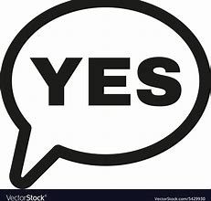 Image result for Yes Sign