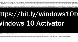 Image result for Windows 10 Activation TXT