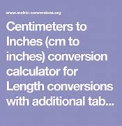 Image result for 44 Cm to Inches