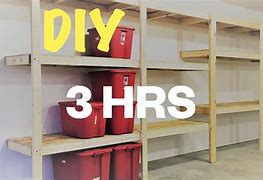 Image result for Build 2X4 Shelves Garage