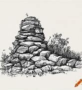 Image result for Stone Wall Drawing
