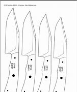 Image result for Free Knife Templates