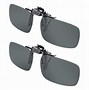 Image result for rimless eyeglasses with clip on sunglasses
