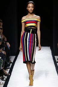 Image result for Dress Design for Horizontal Striped