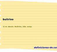 Image result for buitrino