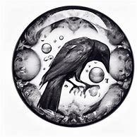 Image result for Gothic Raven Tattoo Designs