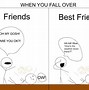 Image result for Friends vs Best Friends Meme