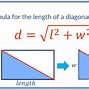 Image result for Rectangle Diagonal Formula