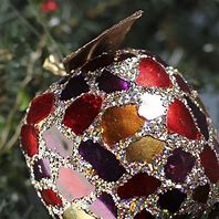 Image result for Glitter Apple Decorations