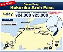 Image result for Osaka Tokyo Hokuriku Arch Pass