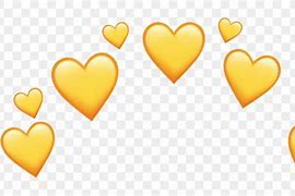 Image result for Yellow Heart iPhone Emoji Template