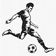 Image result for Football Player Clip Art Black White