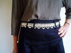 Image result for Gold Tone Chain Belt