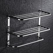 Image result for Stainless Steel Towel Rack Shelf