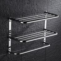Image result for chrome towels racks wall mounted