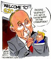 Image result for Cartoon Putin Trump 2020