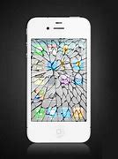 Image result for iPhone 4 Cracked Glass