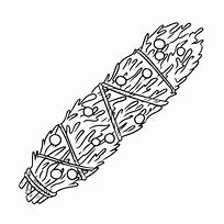 Image result for Smudge Stick Clip Art Black and White