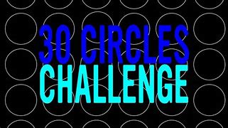 Image result for 30 Circle Challenge Template