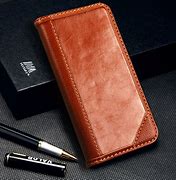 Image result for Genuine Leather iPhone Wallet Case