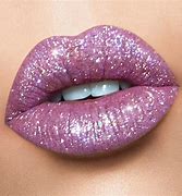 Image result for Glossy Glitter Lips