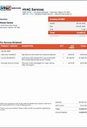 Image result for Free HVAC Service Invoice Template