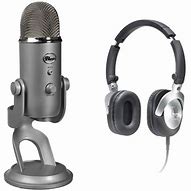 Image result for Microphone and Headphones