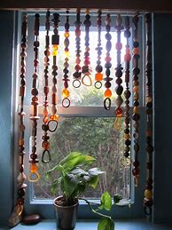 Image result for Beaded Window Treatments