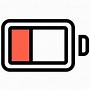 Image result for Low Battery Text Icon