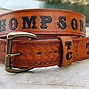 Image result for leather belt with initial