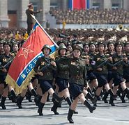 Image result for North Korea Female Military