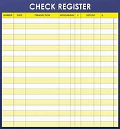 Image result for Checkbook Register Template
