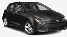 Image result for 2019 Toyota Corolla XSE Hatchback Black