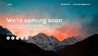 Image result for Coming Soon Website Template