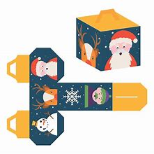 Image result for Christmas Box Template Printable