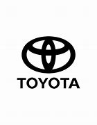 Image result for Toyota Logo Line Black and White