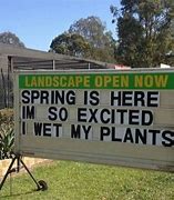Image result for Funny Spring Signs for Tool Stores