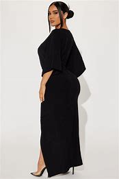Image result for Black Fur Dresses From Fashion Nova
