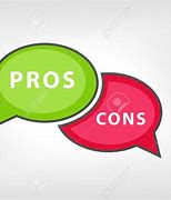 Image result for Pros and Cons Clip Art