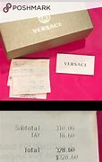 Image result for Versace Receipt