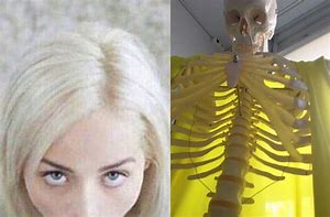 Image result for Skeleton Behind Girl Meme