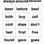 Image result for Dolch Sight Word List Flash Cards