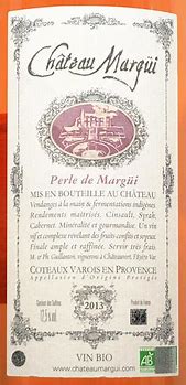 Image result for Margui Coteaux Varois Bastide Margui 1784 Rouge